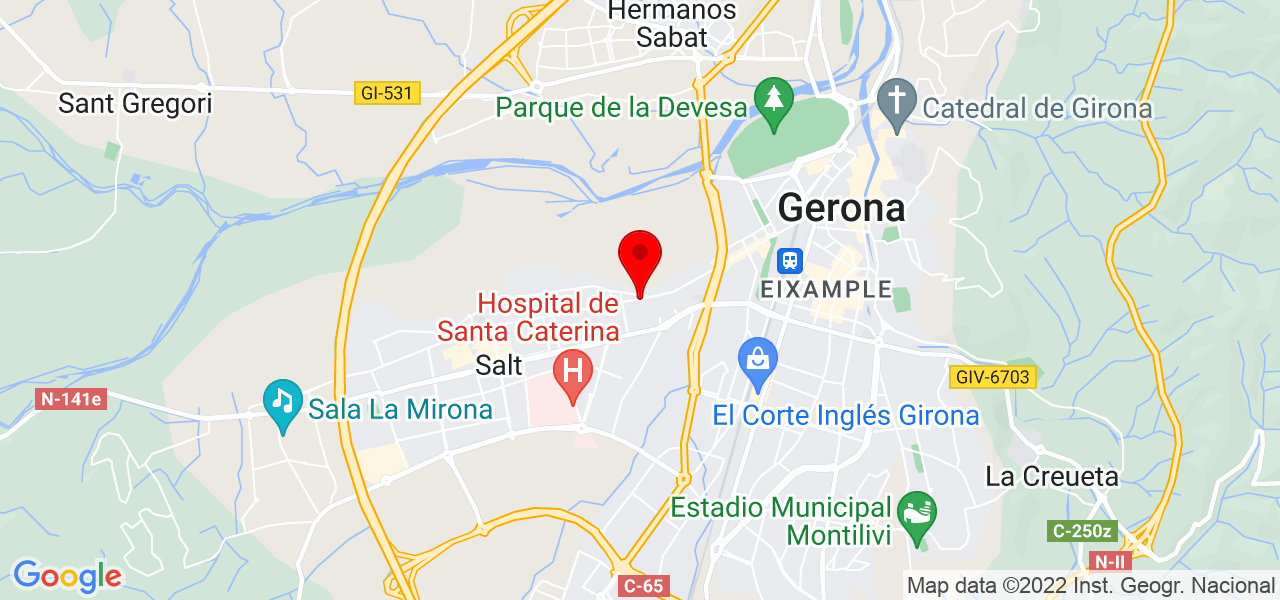 Haopanpanito - Cataluña - Girona - Map