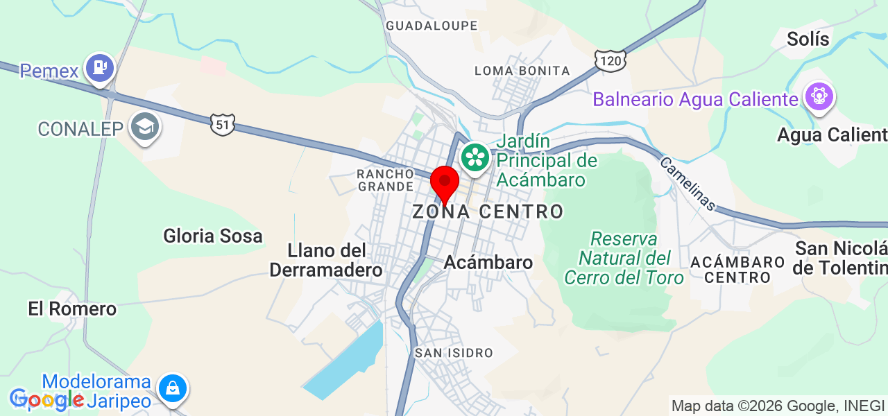 TecnoProjects Security - Guanajuato - Acámbaro - Map