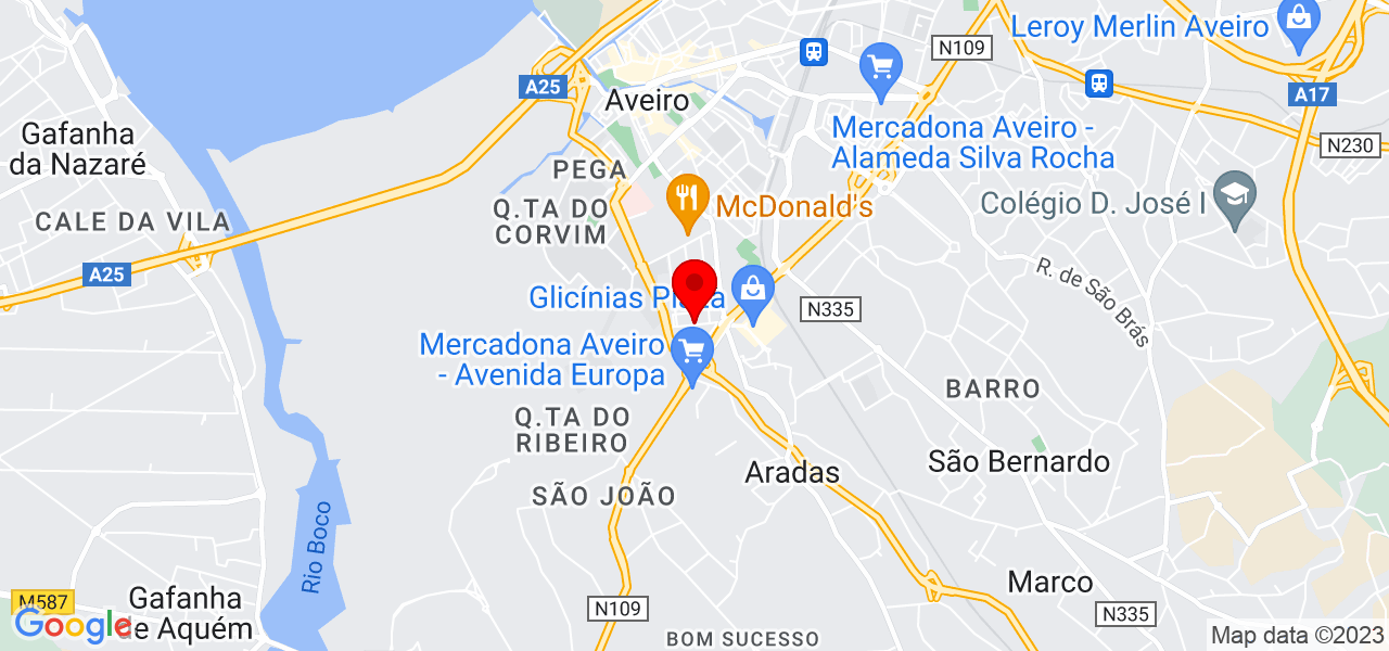 Diego - Aveiro - Aveiro - Mapa