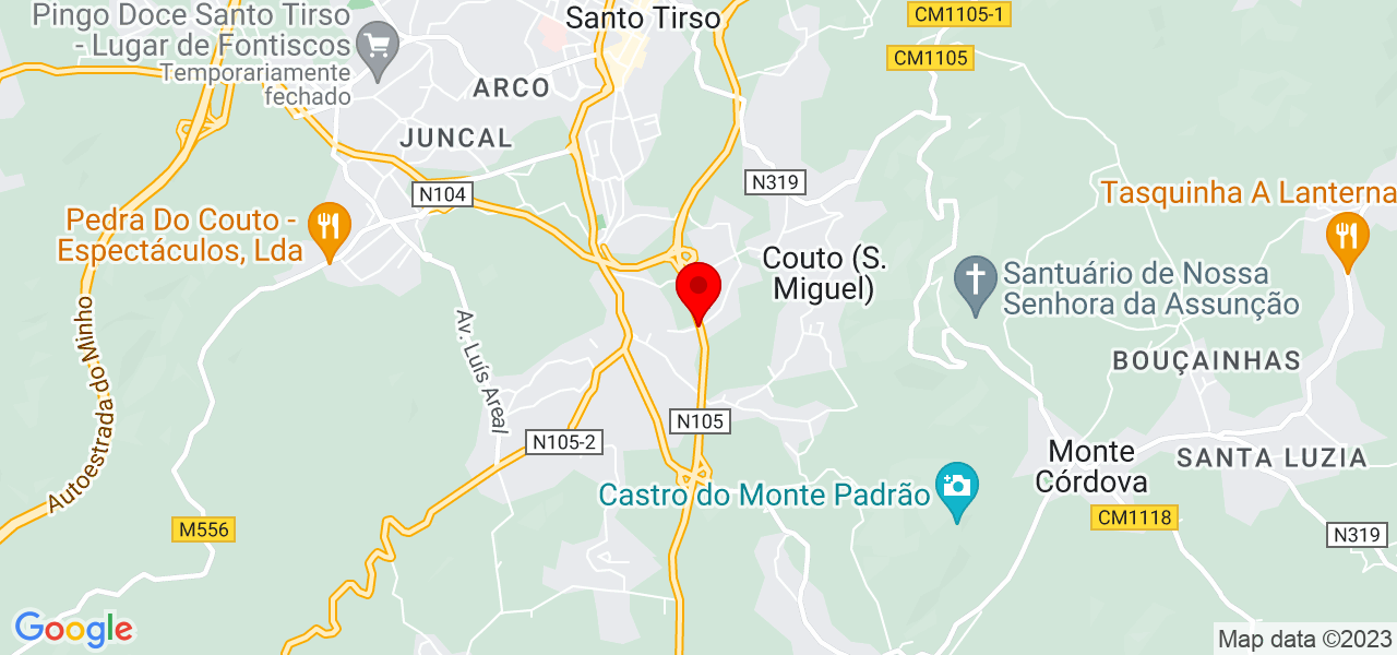 Maggie - Porto - Santo Tirso - Mapa
