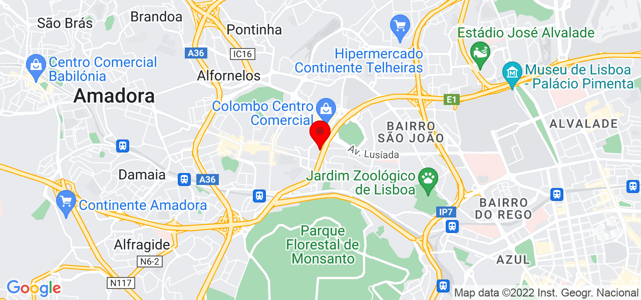 Diogo Chor&atilde;o - Lisboa - Lisboa - Mapa