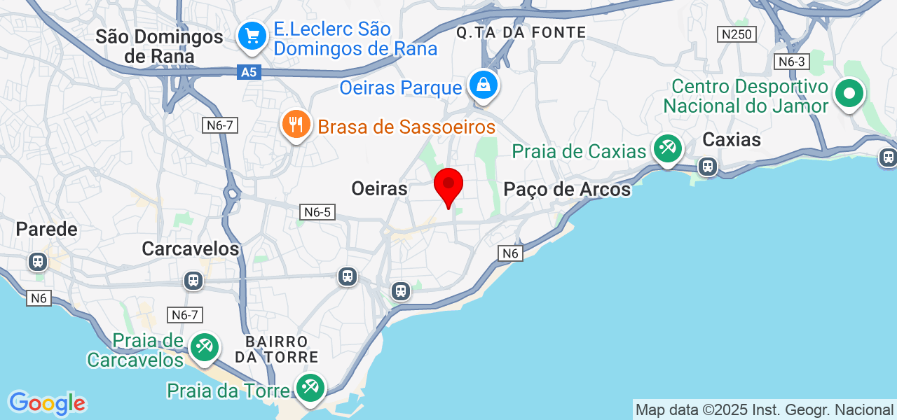 Laurinda Magueza - Lisboa - Oeiras - Mapa