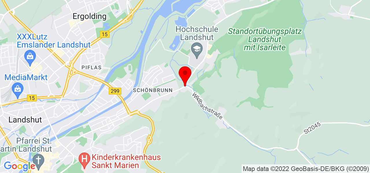PK Veranstaltungsservice - Bayern - Landshut - Karte
