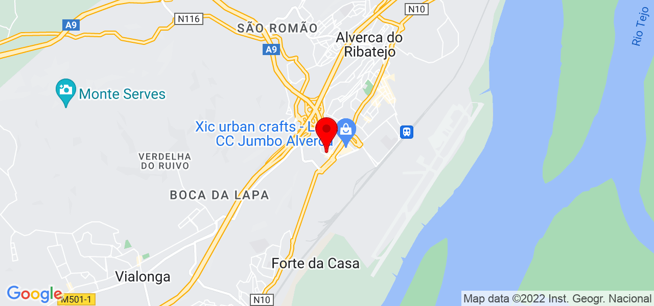 CleanTech Desentupidora e Remodelações - Lisboa - Vila Franca de Xira - Mapa