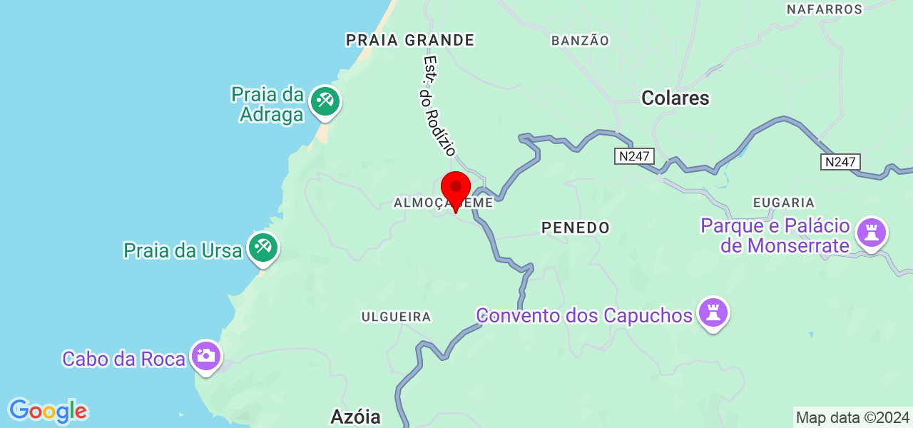 Vanessa - Lisboa - Sintra - Mapa