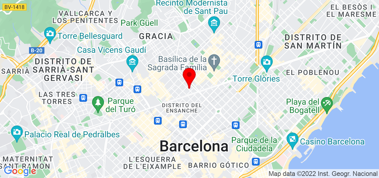 Ang&eacute;lica Guevara - Cataluña - Barcelona - Mapa