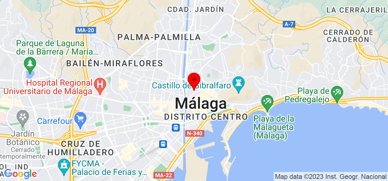 Hern&aacute;n - Andalucía - Málaga - Mapa