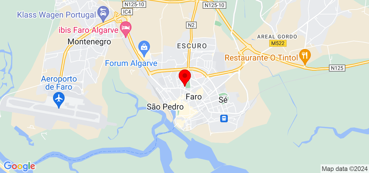 Larissa - Faro - Faro - Mapa