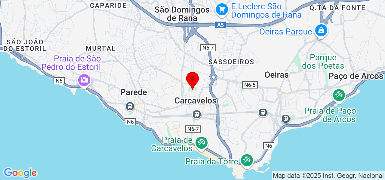 Italo Brunoro Gatti - Lisboa - Cascais - Mapa