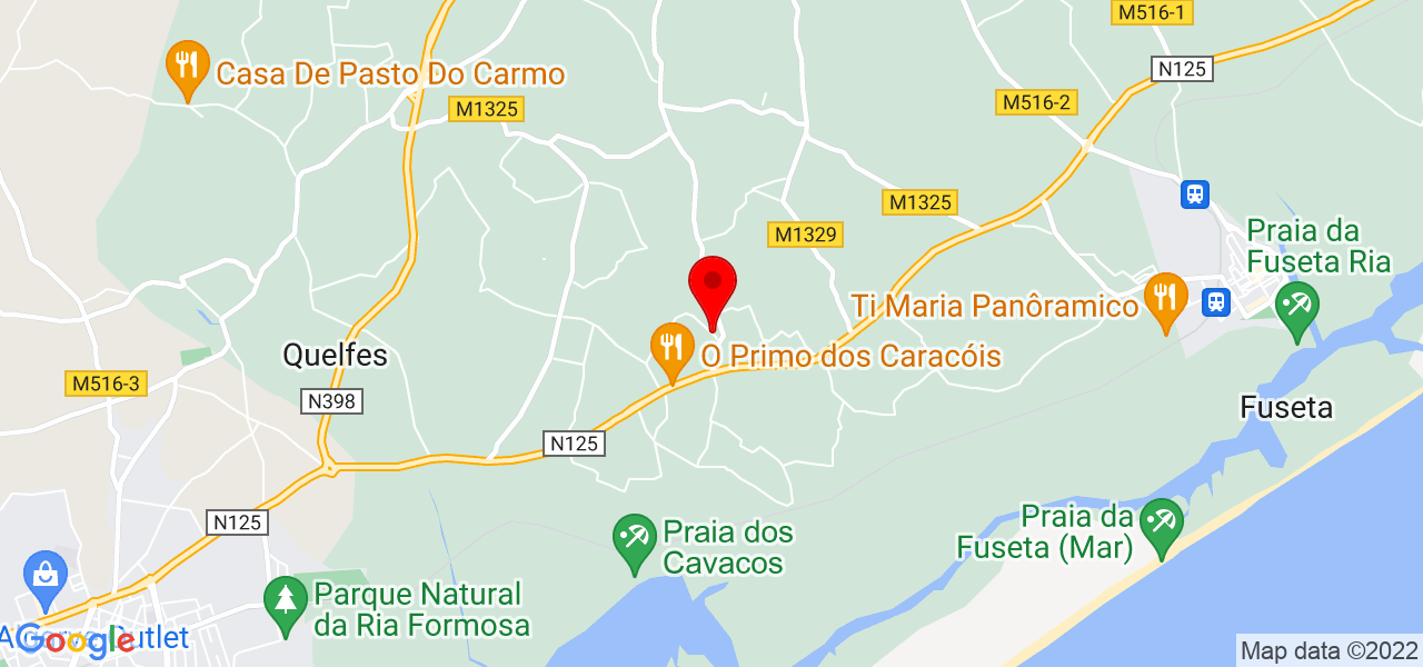 Luis gloria - Faro - Olhão - Map
