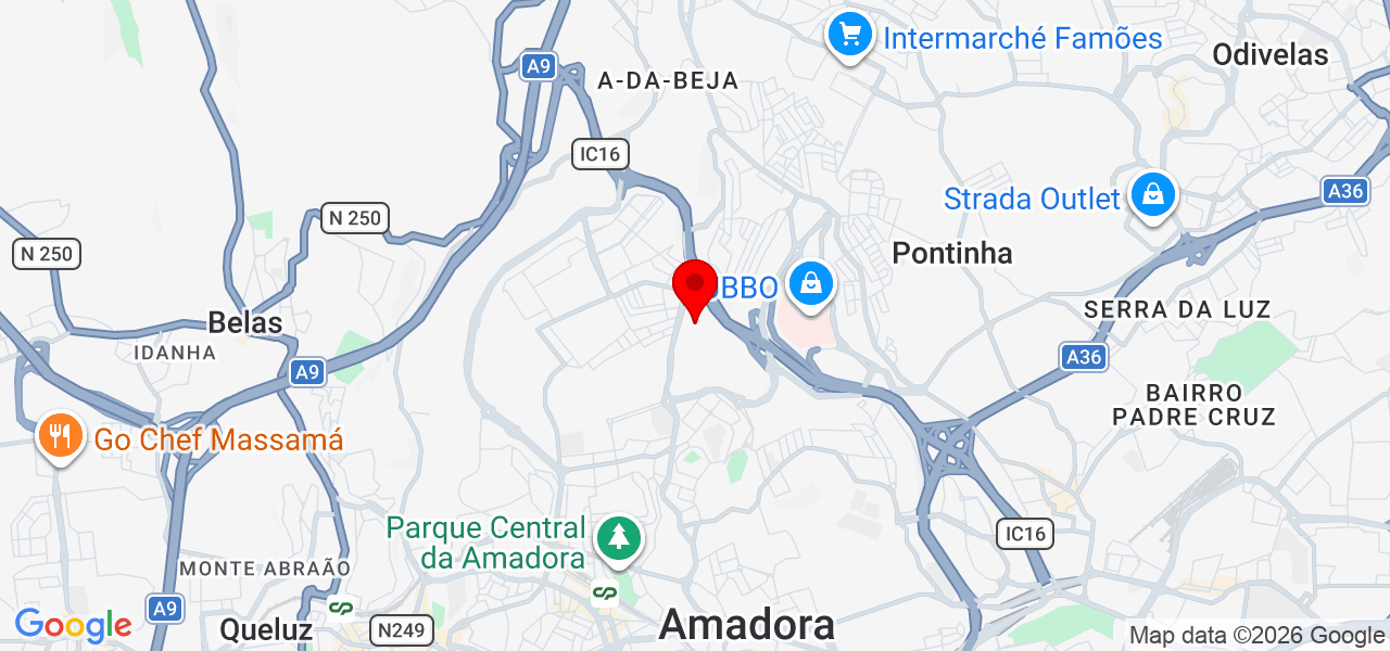 Bruno Cunha - Lisboa - Amadora - Map