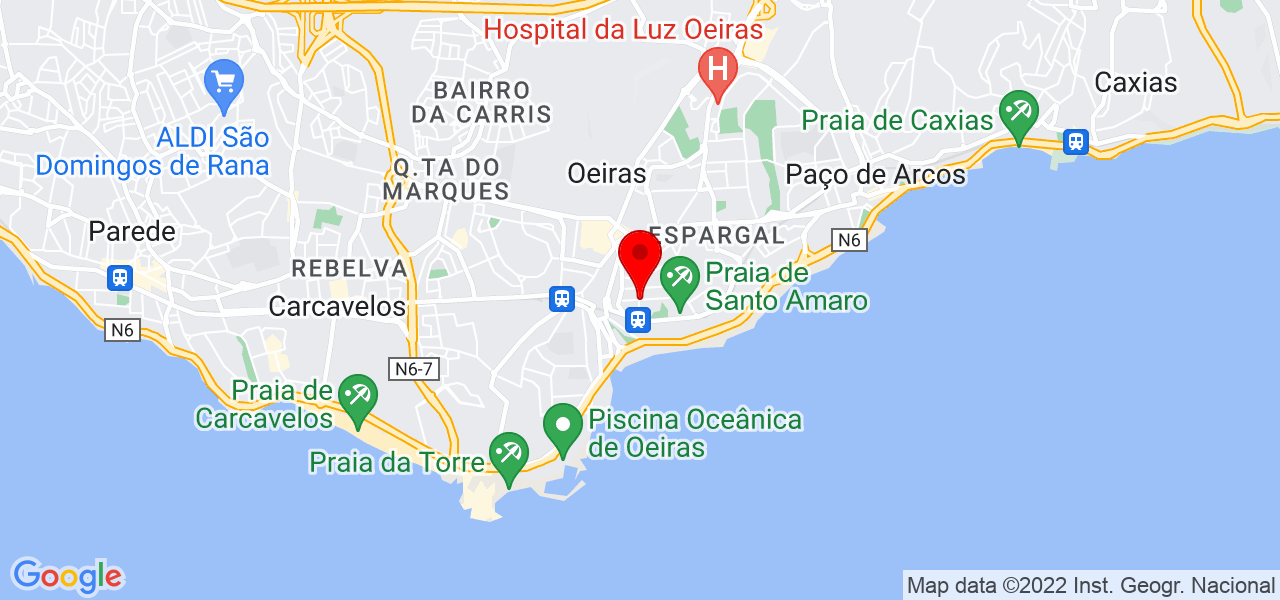 Jo&atilde;o Filipe - Lisboa - Oeiras - Mapa