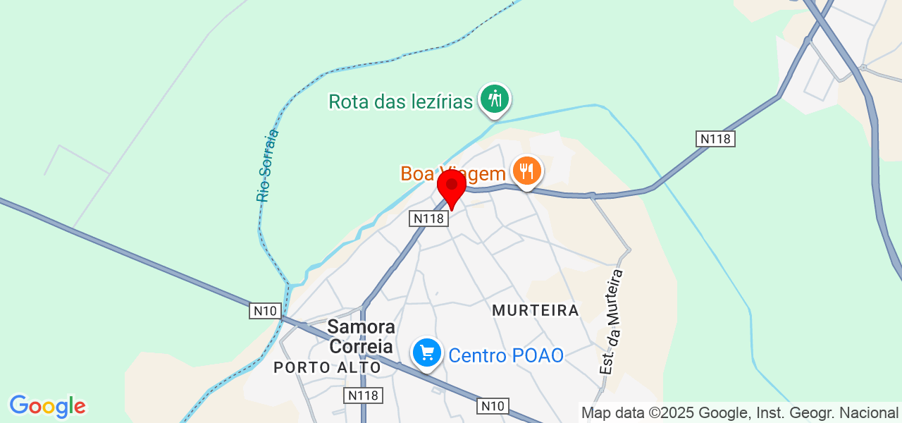 Rafaela Panzo - Santarém - Benavente - Mapa