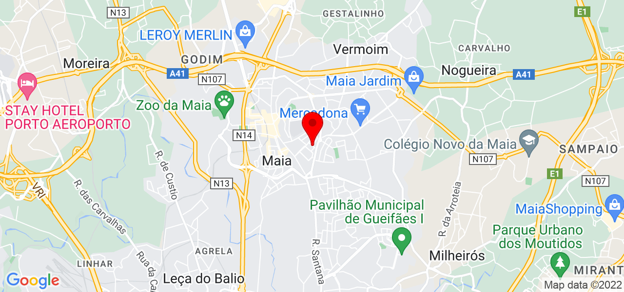 Florisa Sousa - Porto - Maia - Mapa
