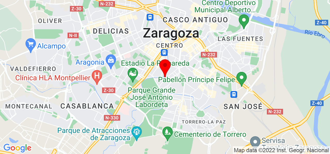 montajes zaragoza - Aragón - Zaragoza - Mapa