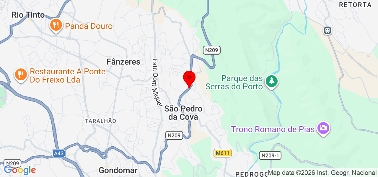 Mónica Ribeiro - Porto - Gondomar - Karte