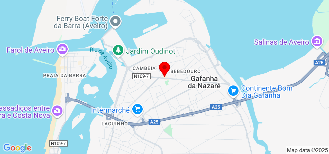 Júnior, Pladur e pinturas lda. - Aveiro - Ílhavo - Mapa