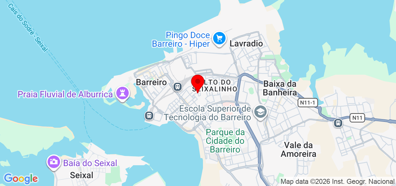 Nykolas - Setúbal - Barreiro - Karte