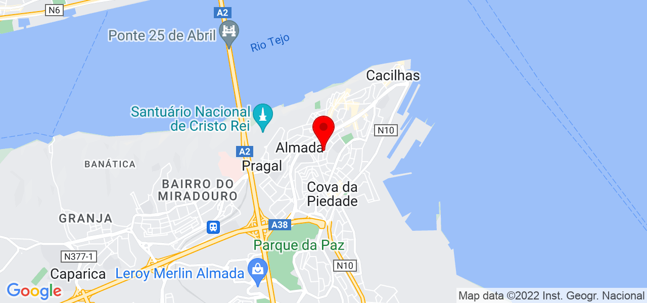 Ricardo Silva - Setúbal - Almada - Mapa
