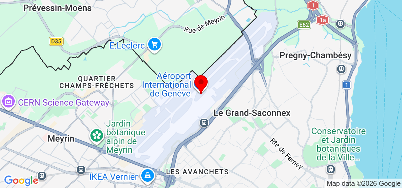 Tarot - Genf - Meyrin - Mapa