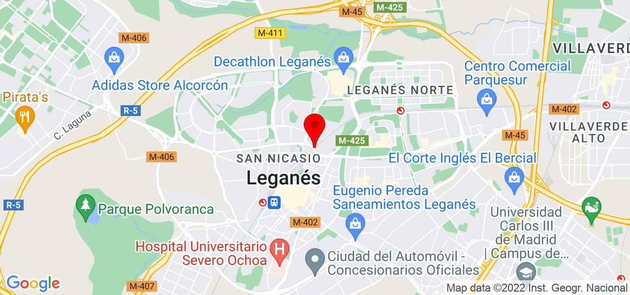 Francisco Ramos - Comunidad de Madrid - Leganés - Mapa