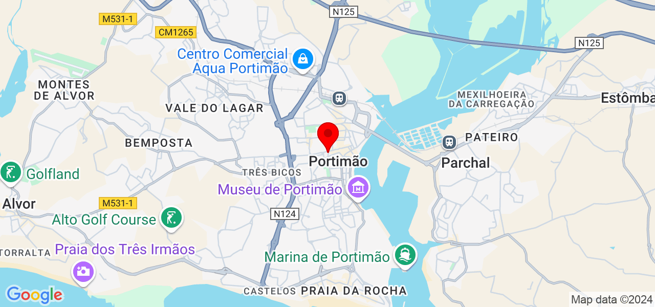 Gustavo Rosseti - Faro - Portimão - Mapa