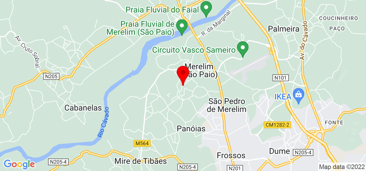 Daniela Rodrigues - Braga - Braga - Mapa