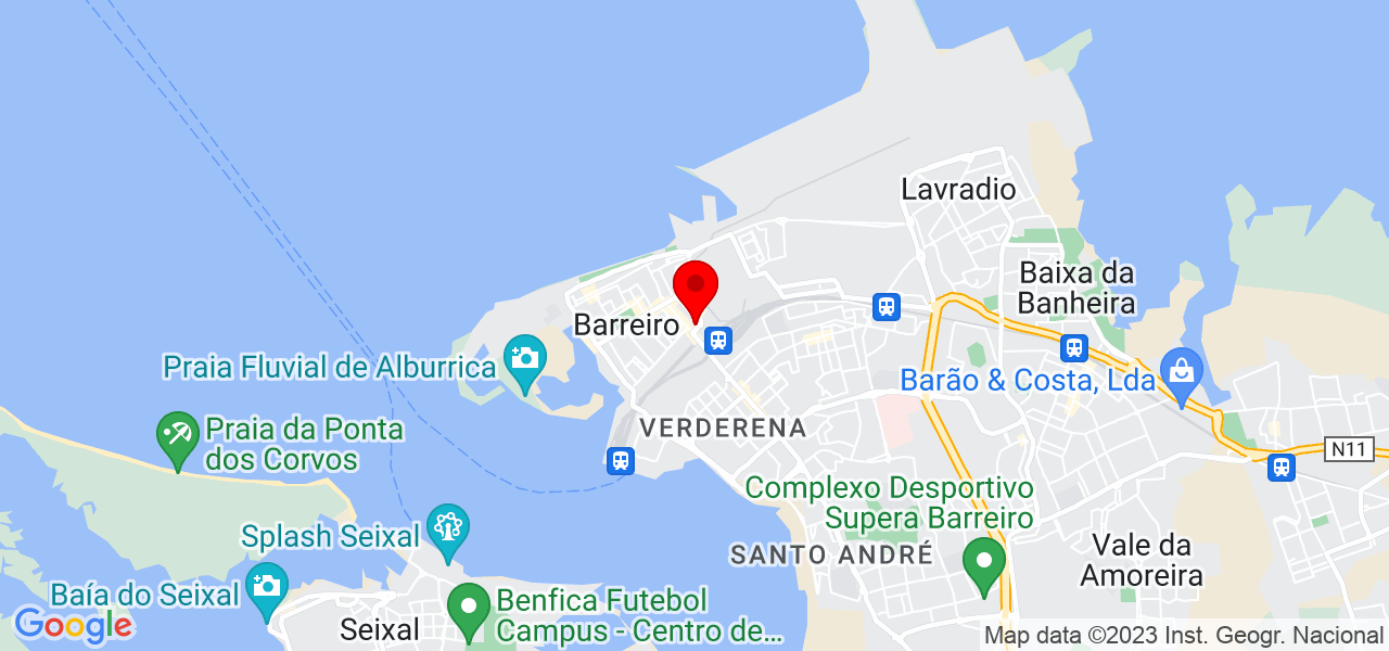 Tamara - Setúbal - Barreiro - Mapa