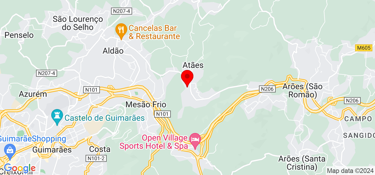 adjaniafreire - Braga - Guimarães - Mapa