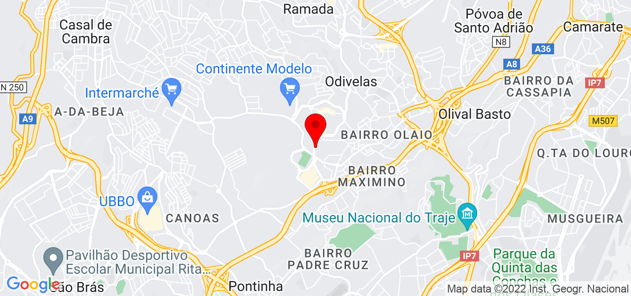 Torquato - Lisboa - Odivelas - Mapa