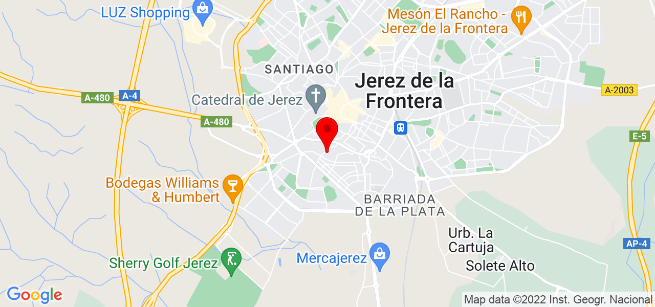 Marta Odriozola - Andalucía - Jerez de la Frontera - Mapa