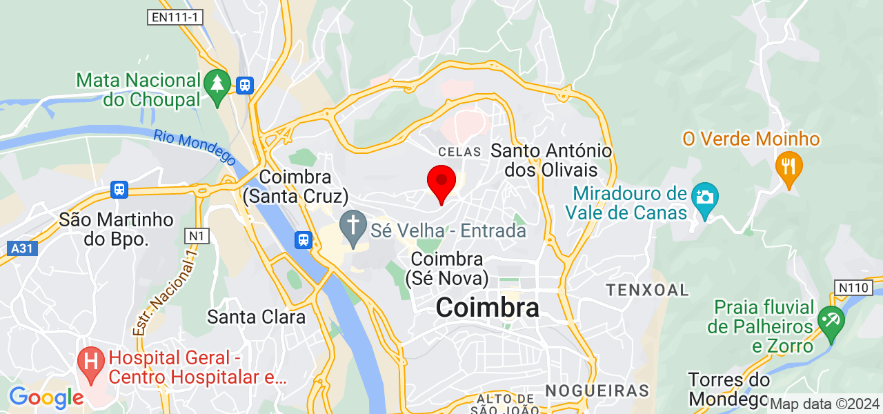 Patr&iacute;cia Ayres - Coimbra - Coimbra - Mapa
