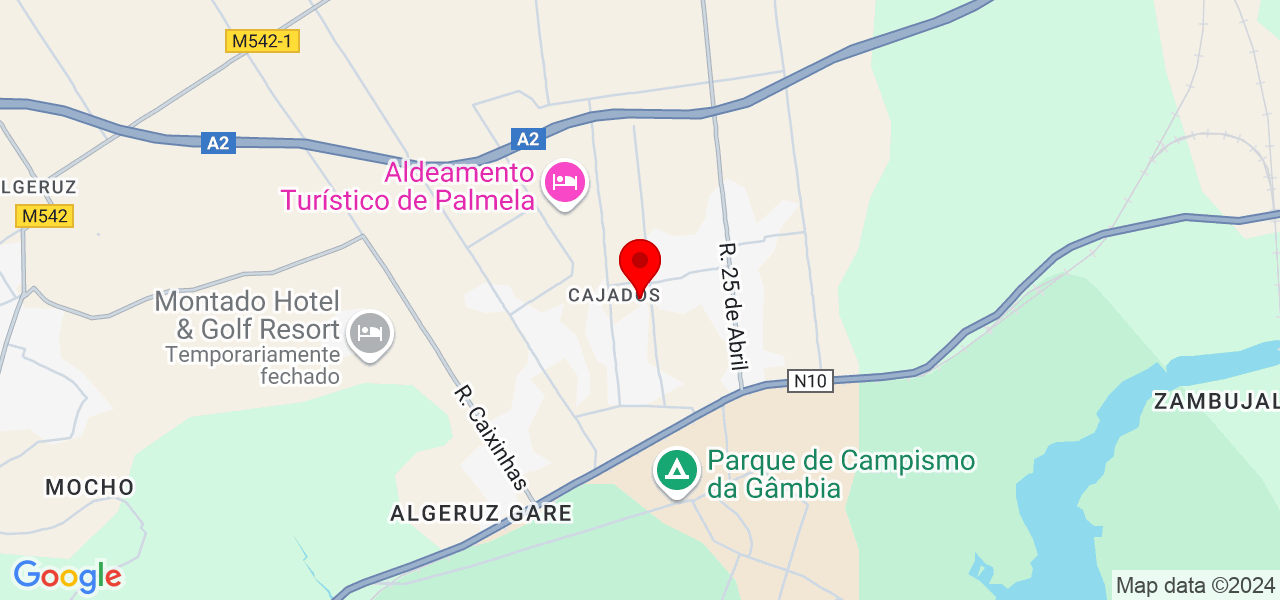 Vitor Oliveira - Setúbal - Palmela - Mapa