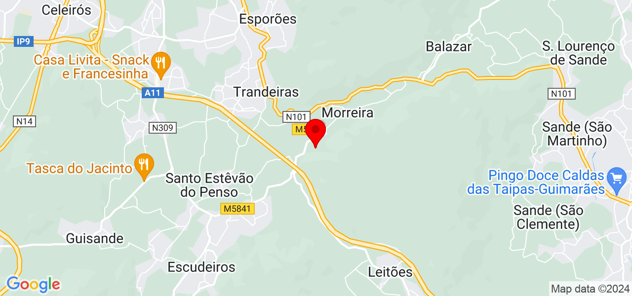 Ligia Mendes - Braga - Braga - Map