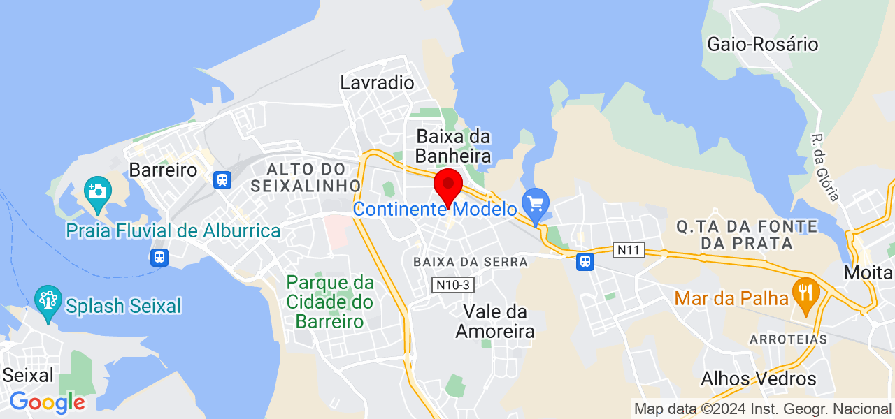 João Madeira - Setúbal - Moita - Mapa
