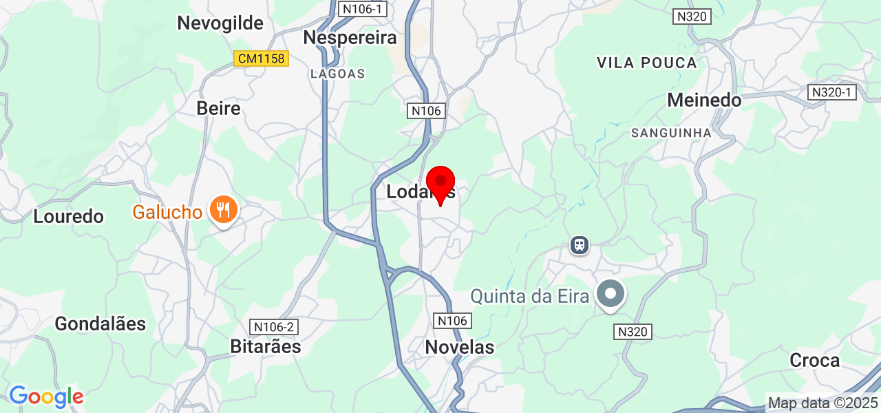 Vinicio - Porto - Lousada - Karte