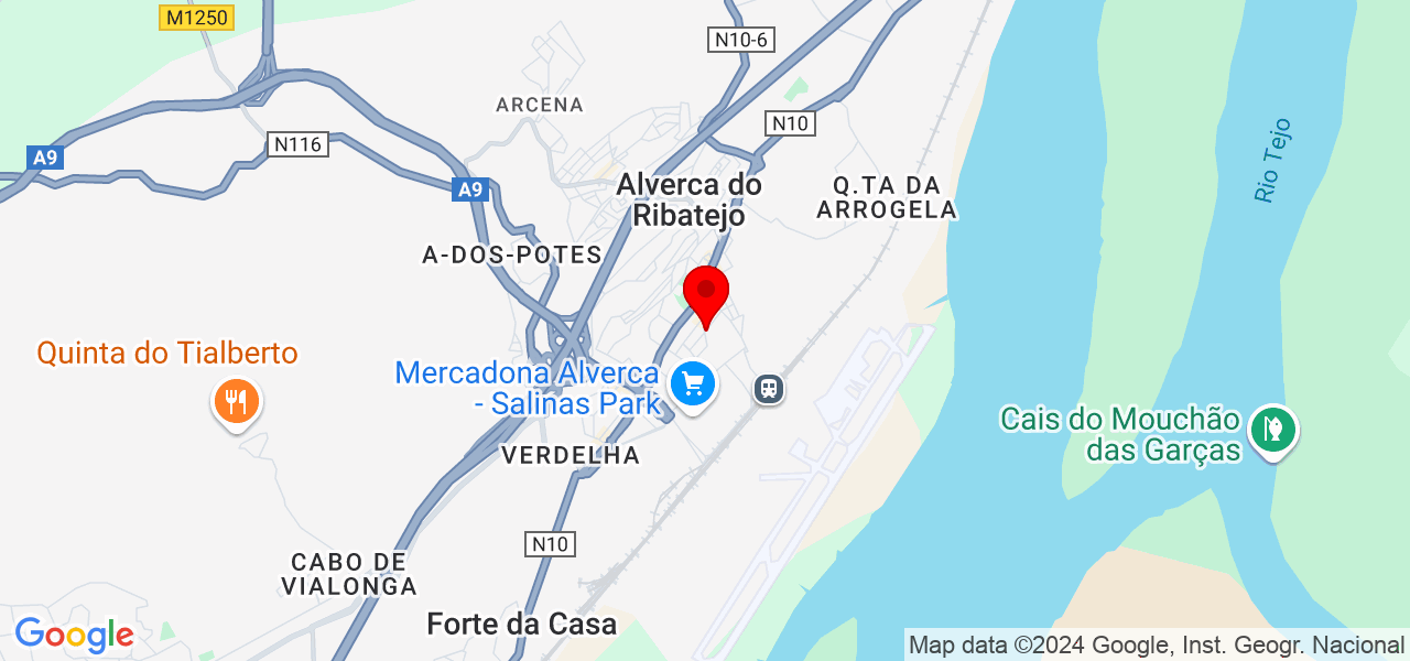 Francisco Oliveira - Lisboa - Vila Franca de Xira - Map