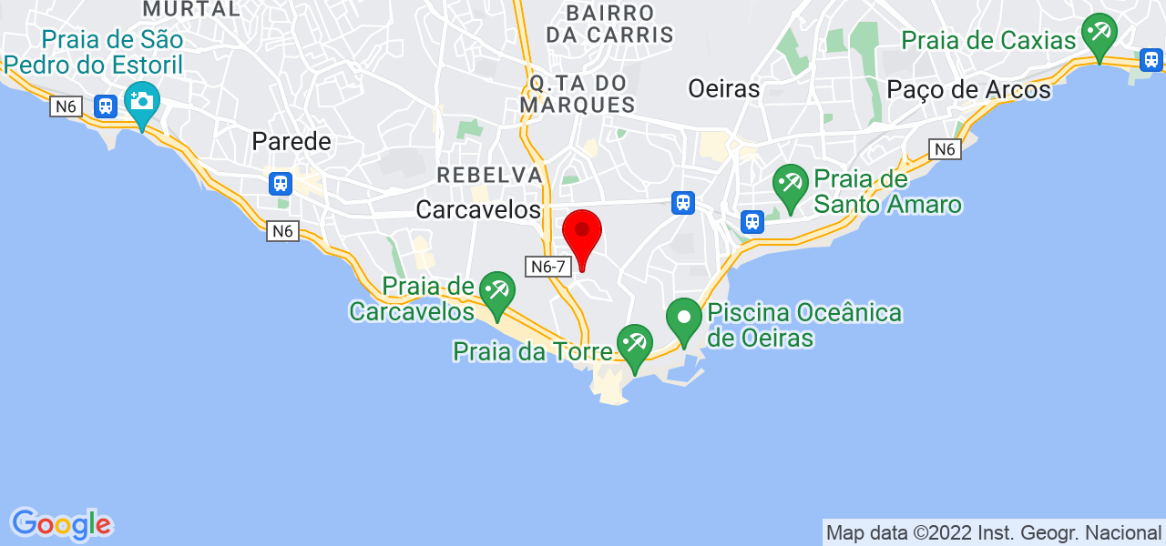 Rafaela Muniz - Lisboa - Cascais - Mapa