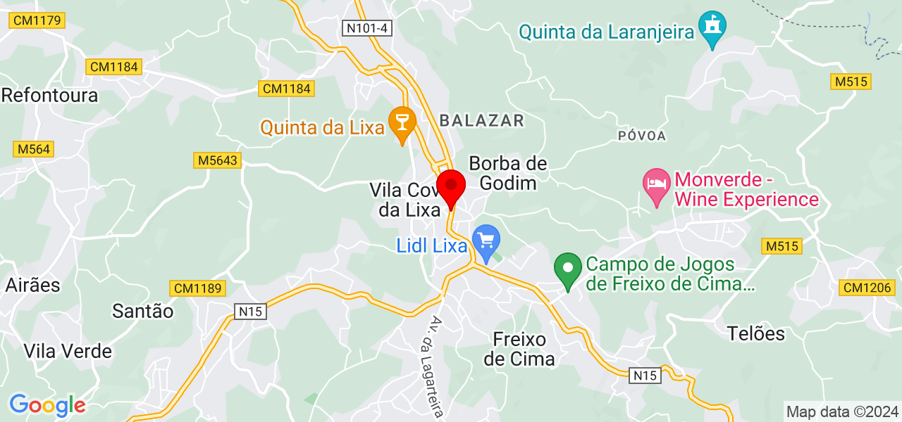 J&eacute;ssica - Porto - Felgueiras - Mapa