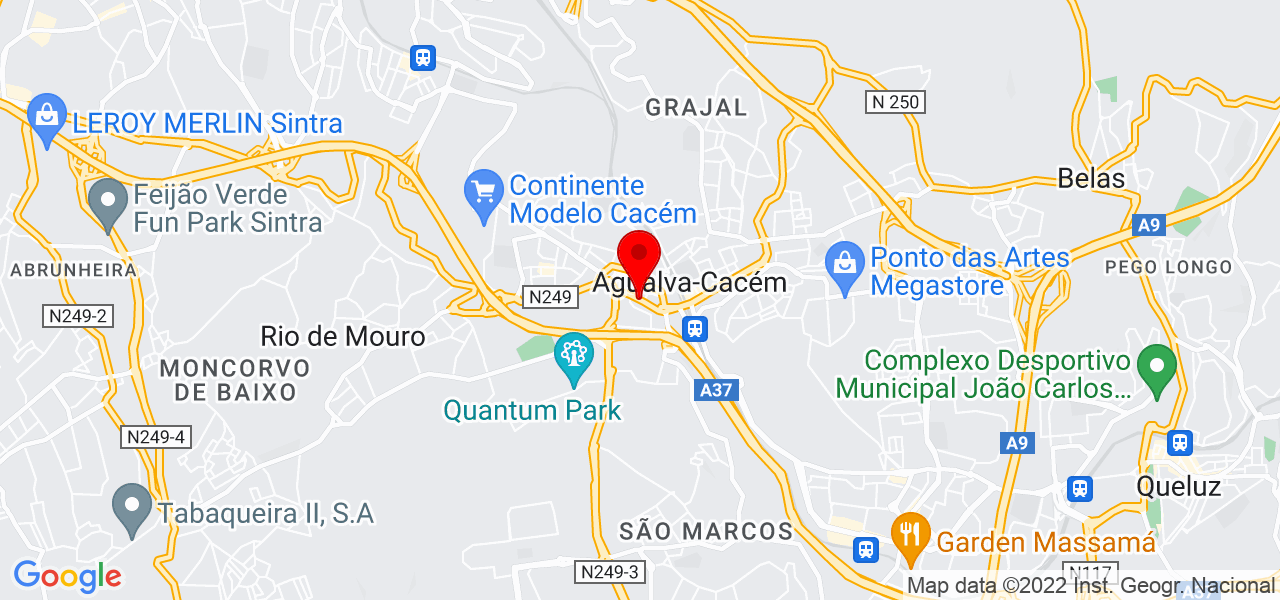 Sheila - Lisboa - Sintra - Mapa