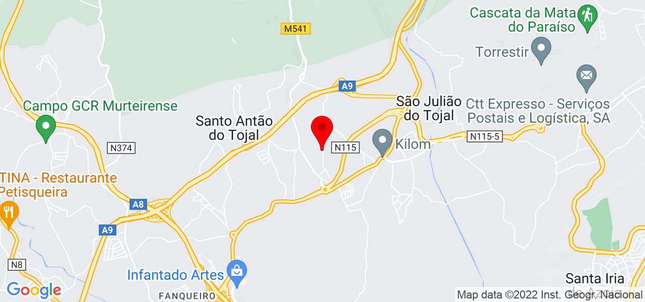 Pedro domingues - Lisboa - Loures - Mapa