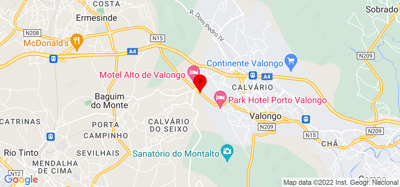 NL Consulting - Porto - Valongo - Mapa
