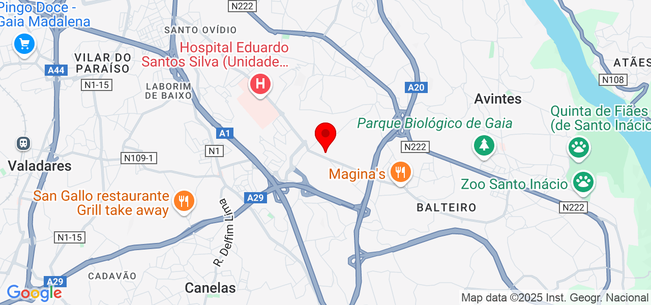 Inês Gomes - Porto - Vila Nova de Gaia - Mapa