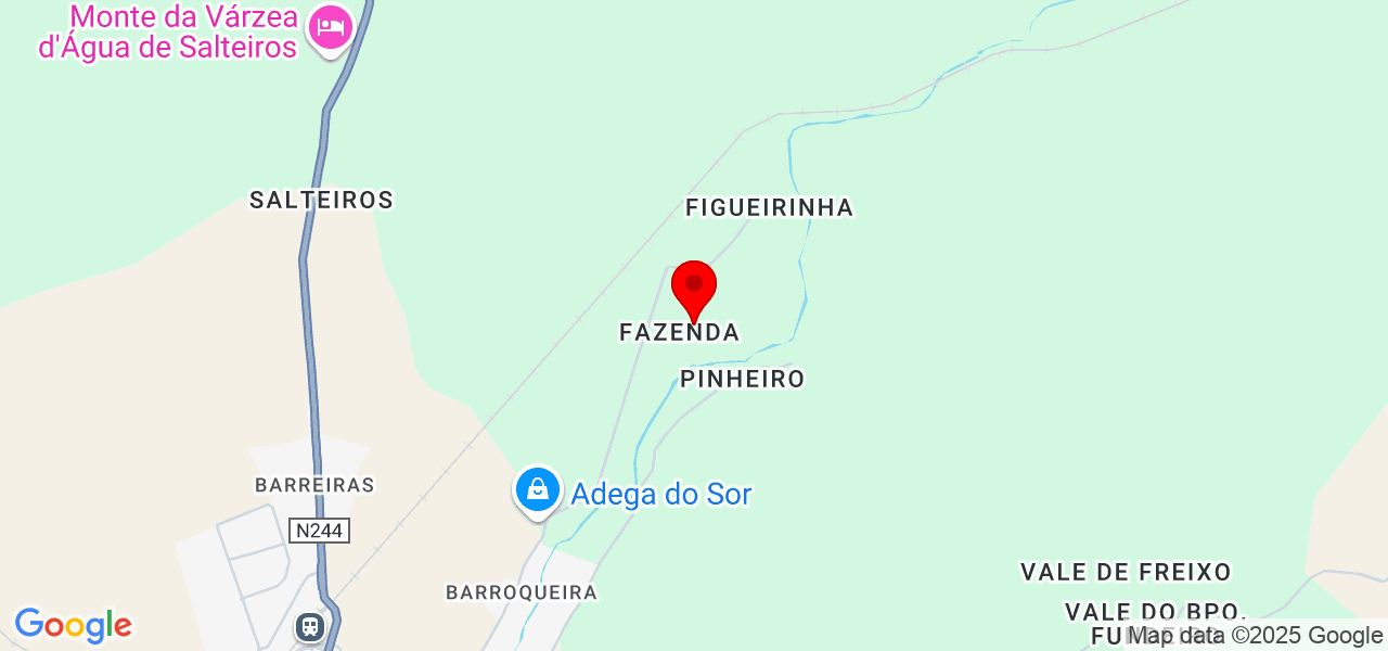 Vilas Boas - Portalegre - Ponte de Sor - Map