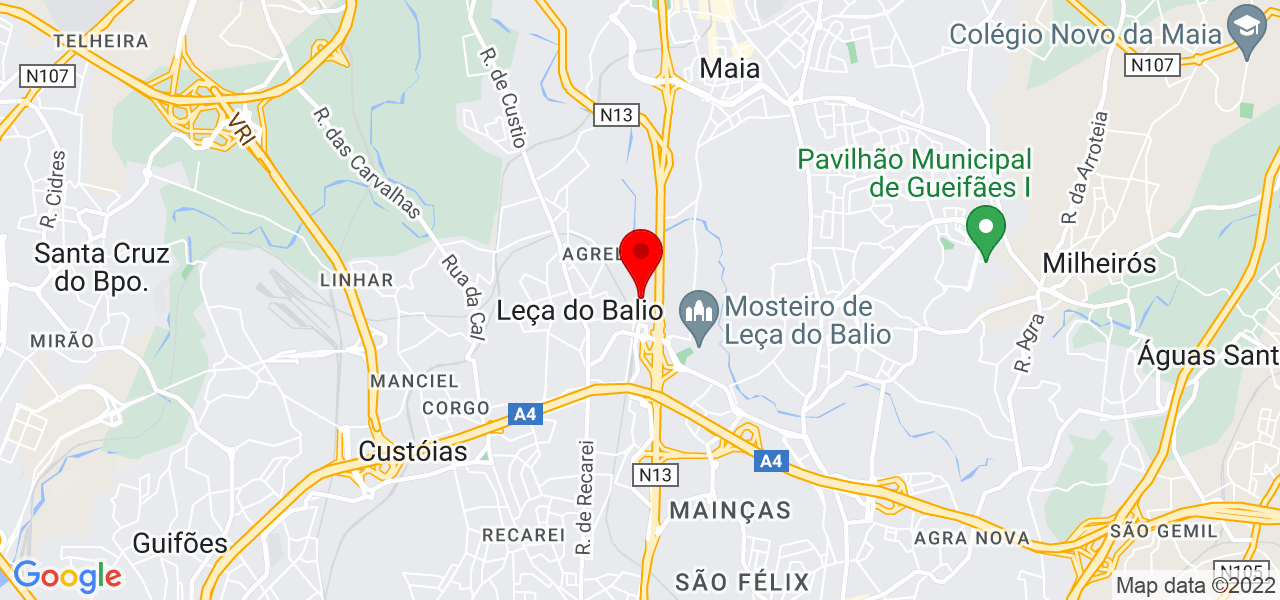 Easy Dogs - Porto - Matosinhos - Mapa