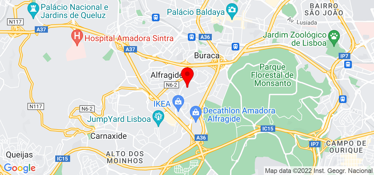 Eltinfor-Electrotecnia e Inform&aacute;tica Lda - Lisboa - Amadora - Mapa
