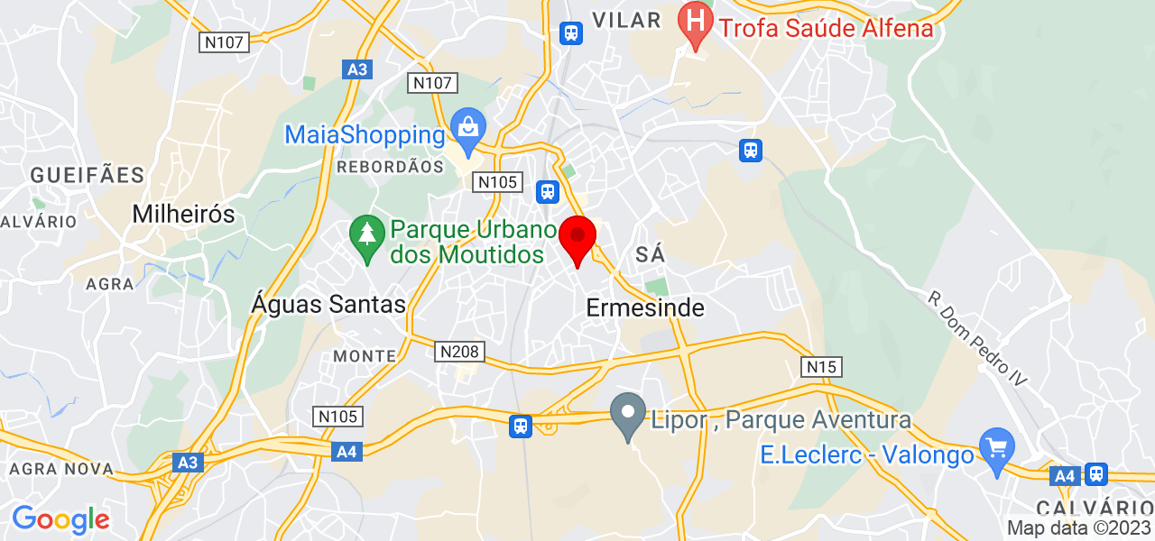 Edmilson - Porto - Valongo - Mapa