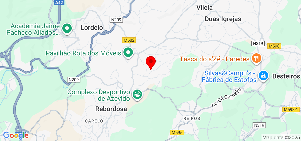 Lucie - Porto - Paredes - Map
