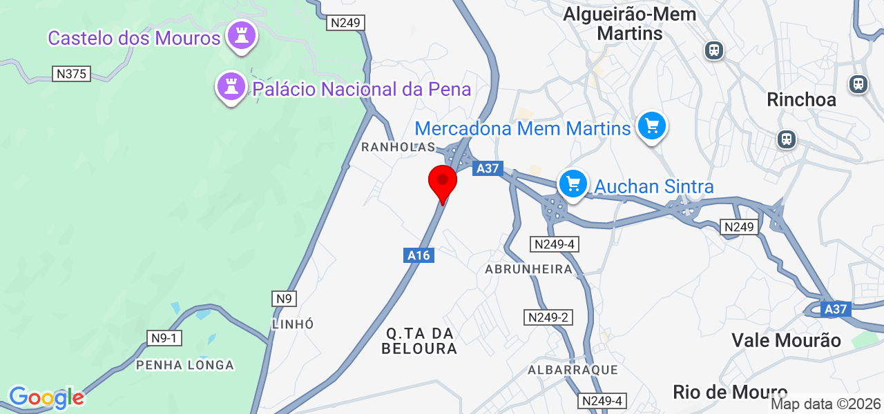 Pamela tommaso - Lisboa - Sintra - Map