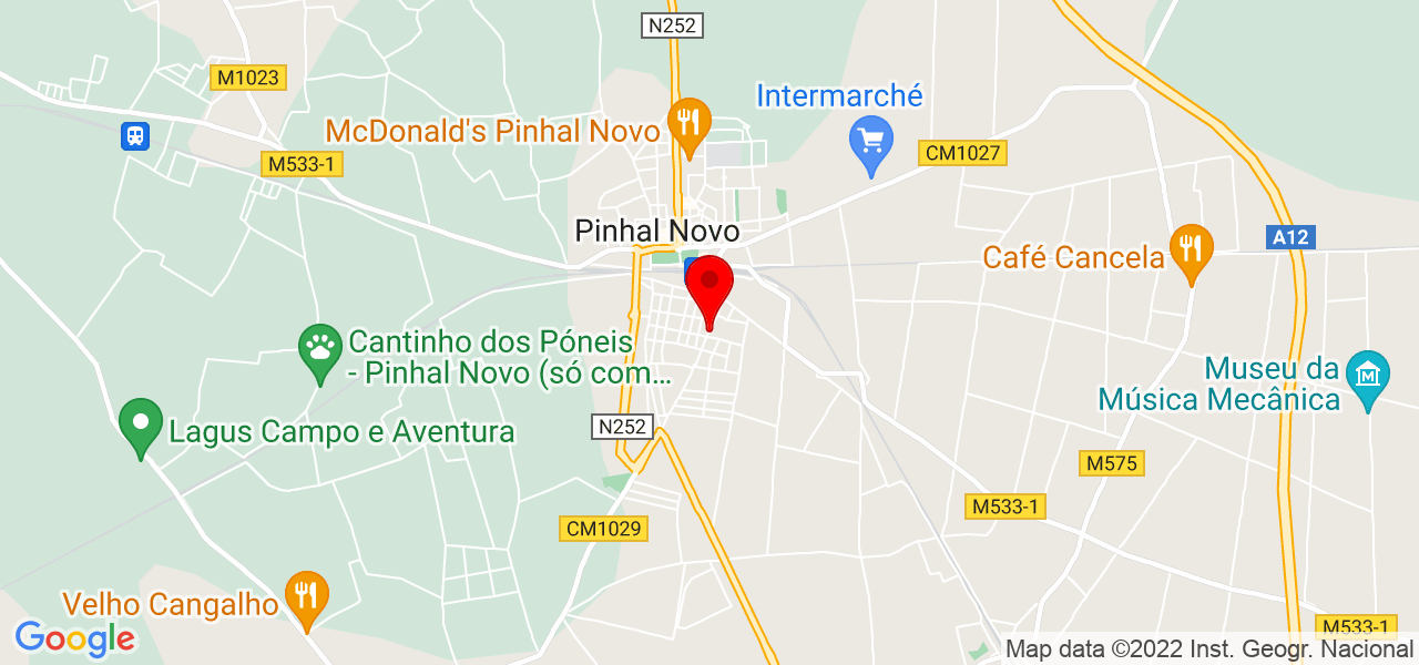 Ant&oacute;nio Peixoto - Setúbal - Palmela - Mapa